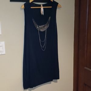 Avenue sz 18/20 tank top chain embellished